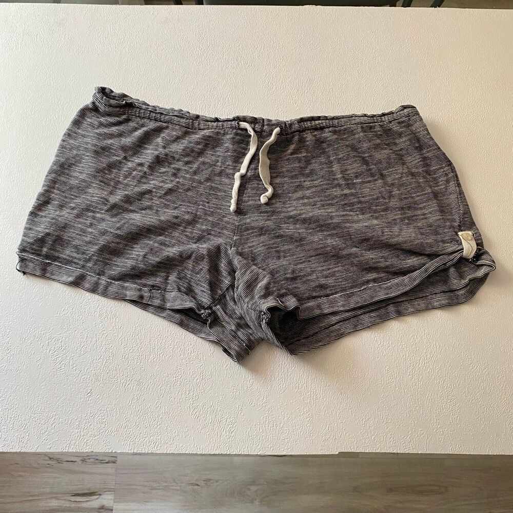 Saturday Sunday Anthropologie Striped Lounge Shorts Drawstring Casual - Picture 2 of 7